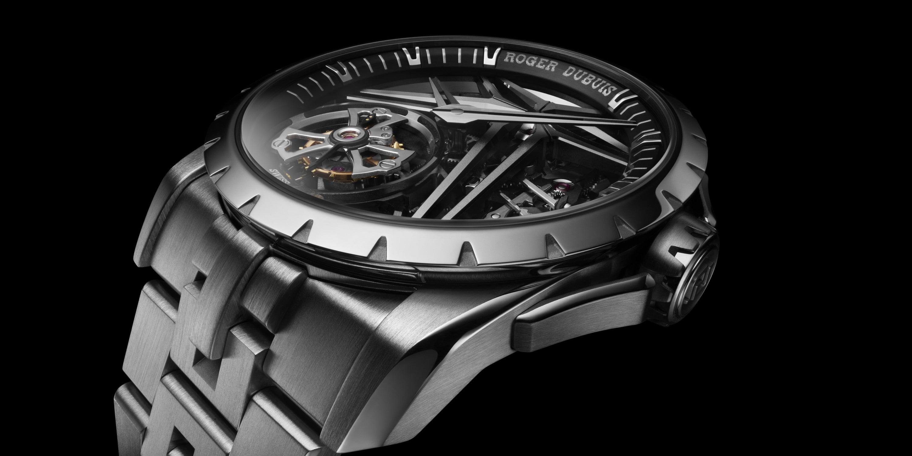 Introducing the Roger Dubuis Excalibur Titanium Monotourbillon WatchGecko