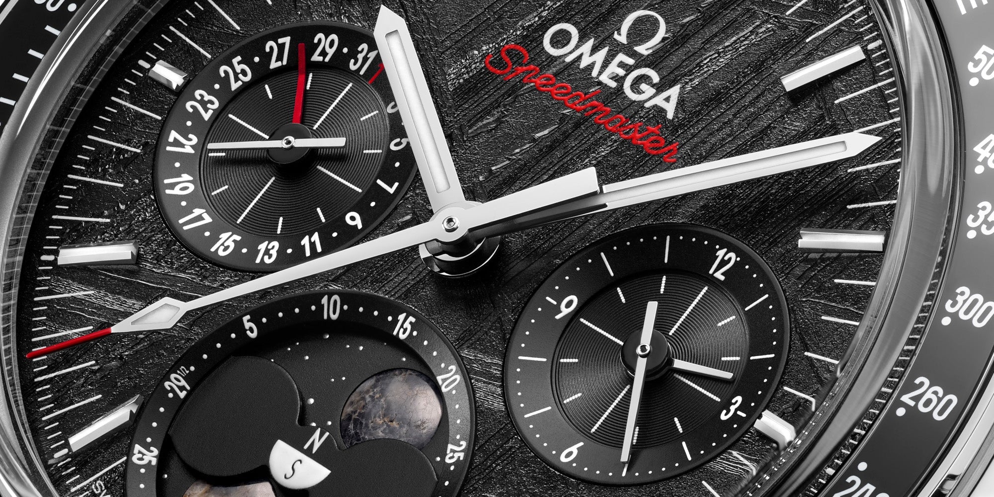 First look: Omega Speedmaster Moonphase Meteorite | WatchGecko