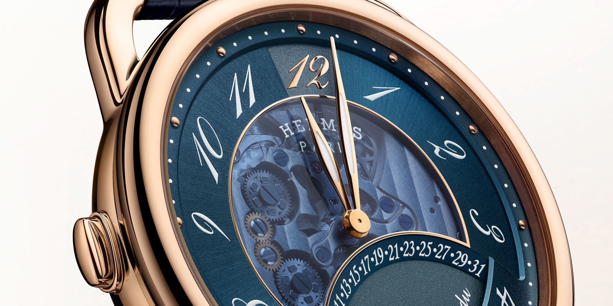 HERMES ゴールド ARCEAU 電池式 Hermes Arceau Ladies Watch - 18K Gold Plated & Stainless