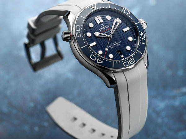 Rubber Watch Straps with Curved Ends