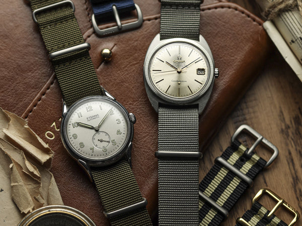 Vintage Style Military Watch Straps