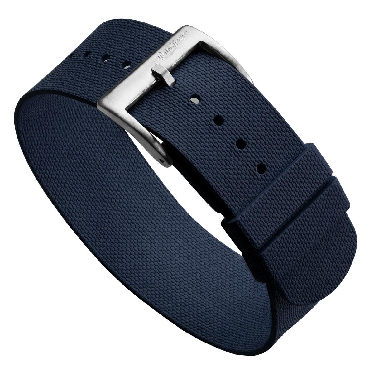 TidalPass British Military FKM Rubber Watch Strap - Navy