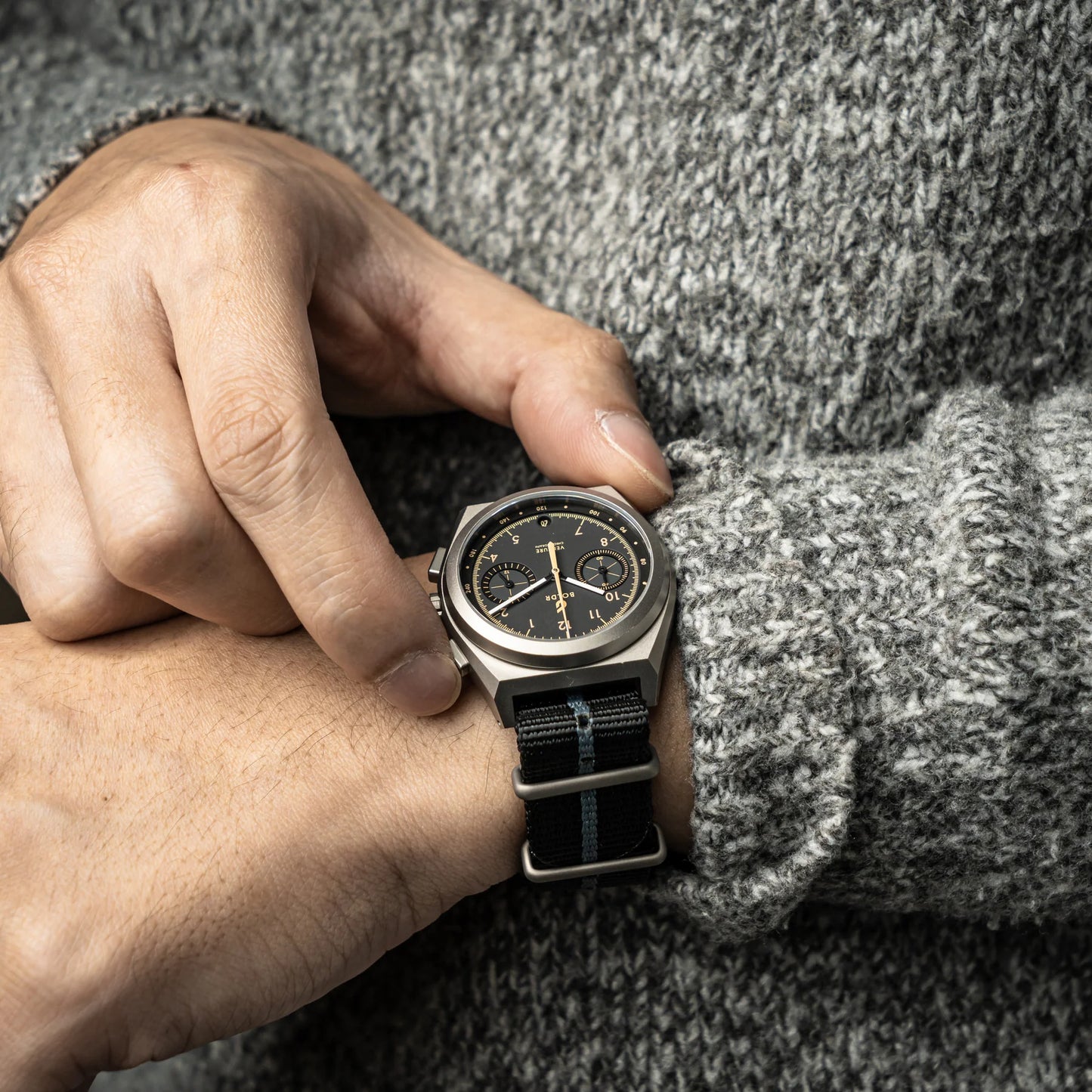 Boldr Venture Rally II Chronograph Watch Wells 201 LIKE NEW