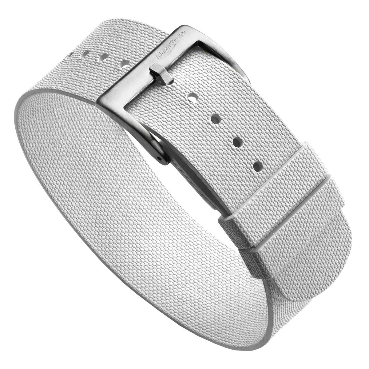 TidalPass British Military FKM Rubber Watch Strap - White