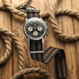 Genuine Vintage Bond Military Nylon Watch Strap - Polished
