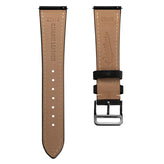 Brixham Special Buckle Vintage Leather Watch Strap - Black