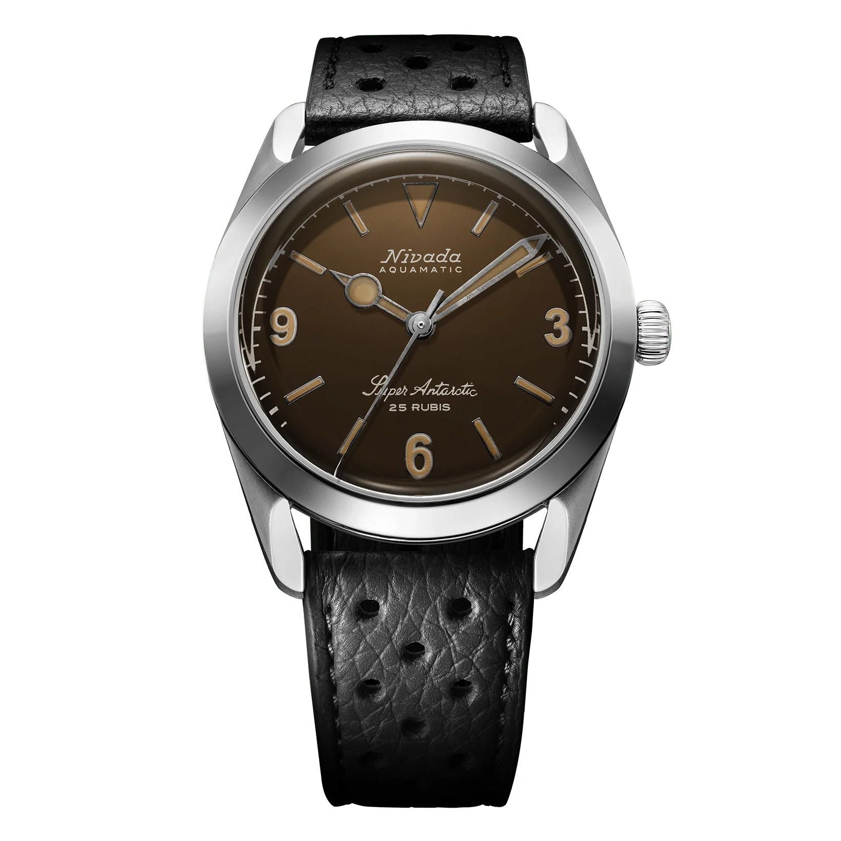 Nivada Grenchen Super Antarctic 3.6.9 Tropical - 38mm - Black