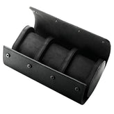 WatchGecko 3 Watch Travel Roll Case - Black