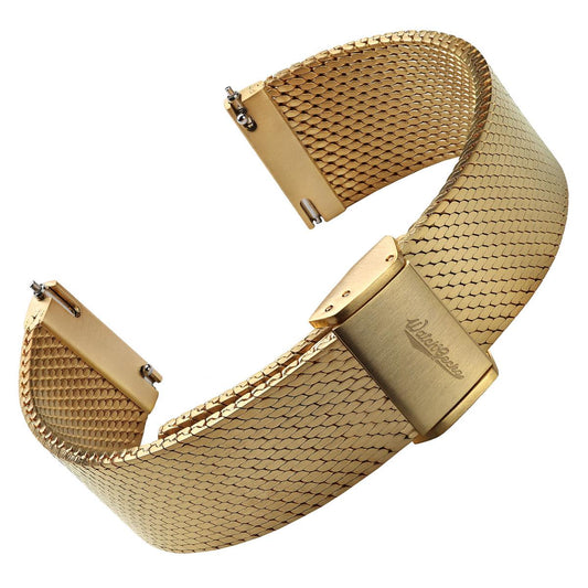 Calibre 1960 Mesh Watch Strap - PVD Gold