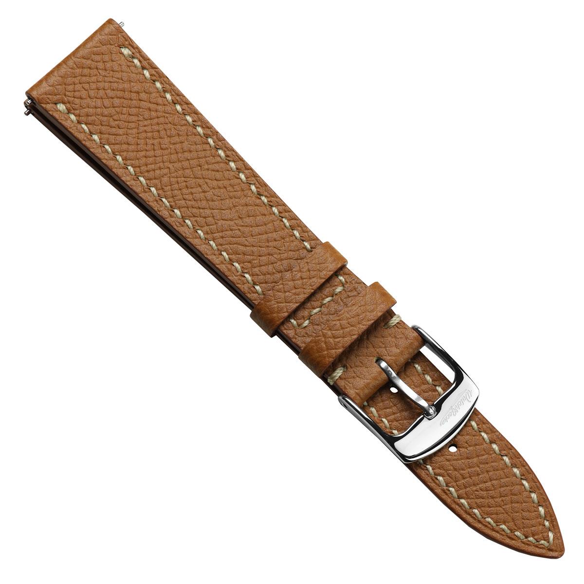 Hanley Epsom Leather Watch Strap - Tan