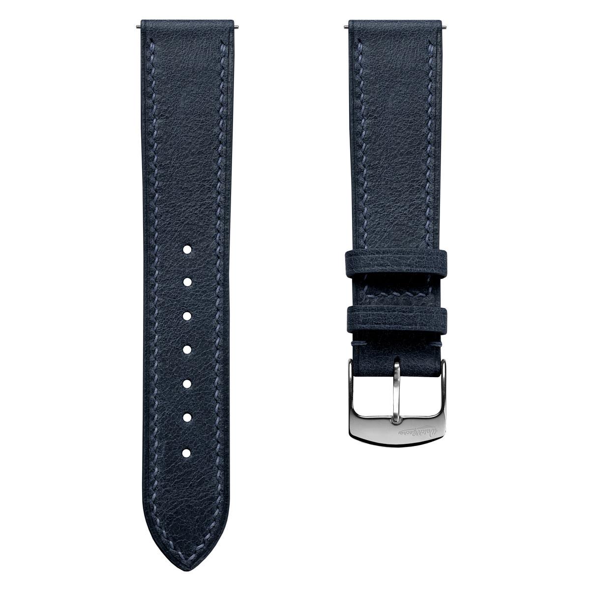 Ravello Tuscan Leather Watch Strap - Blue