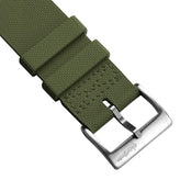 TidalPass British Military FKM Rubber Watch Strap - Green