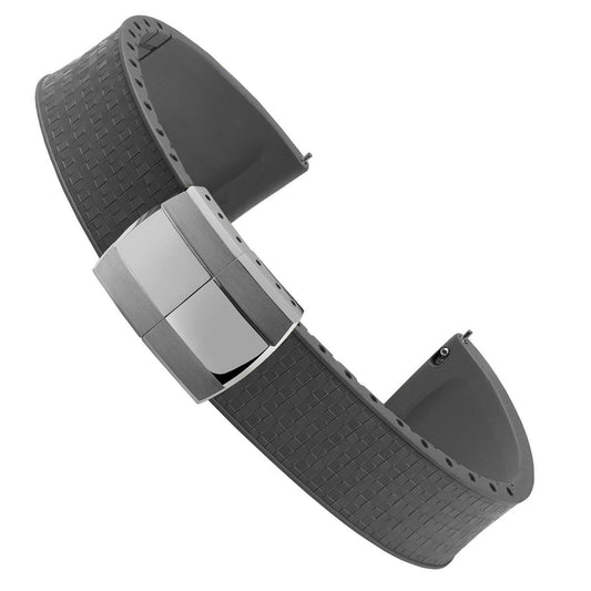Mosaic CTS Rubber Watch Strap - Grey