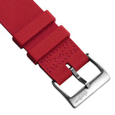 TidalPass British Military FKM Rubber Watch Strap - Red