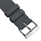 TidalPass British Military FKM Rubber Watch Strap - Grey