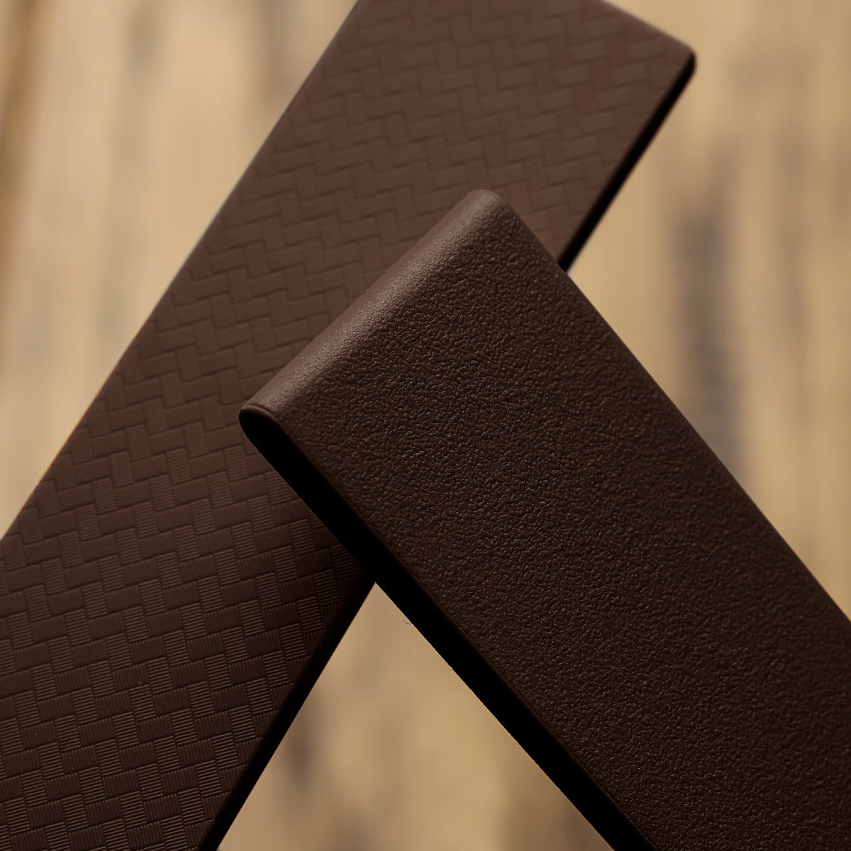 WatchGecko 400 Italian Rubber Strap 2 Additional Parts - Brown