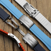 WatchGecko Sedona Rubber Deployant Watch Strap Range