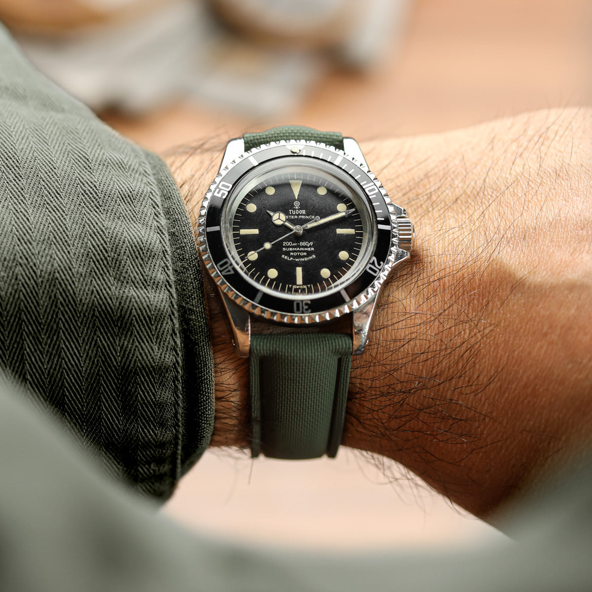 Endurance FKM Rubber - Cargo Green on Tudor