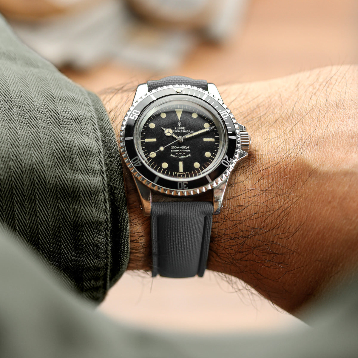 Endurance FKM Rubber - Storm Grey on Tudor