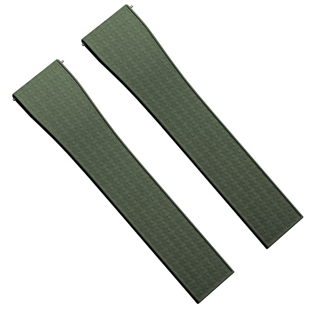 Mosaic CTS Rubber Watch Strap - Military Green