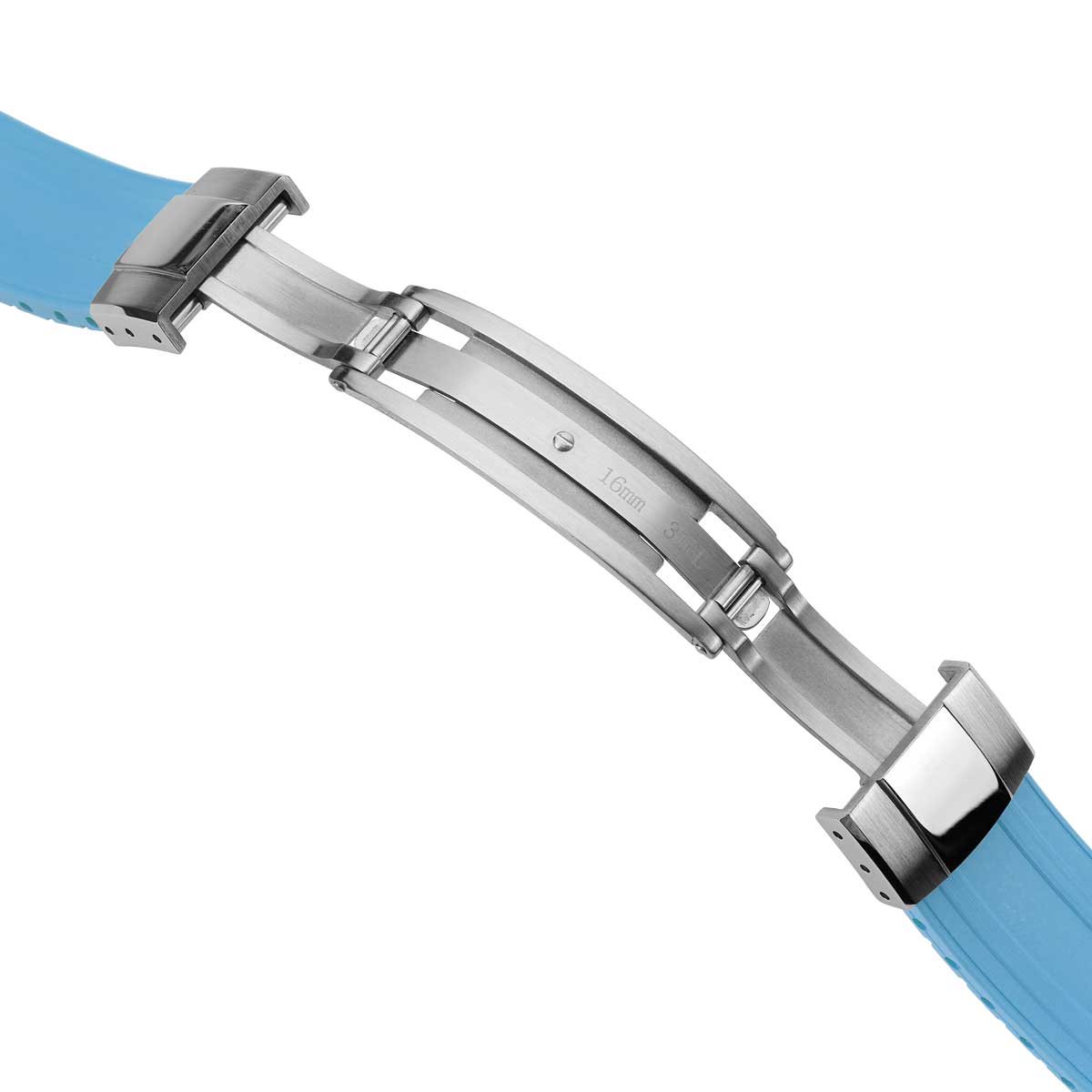 Radius CTS Rubber Watch Strap - Sky Light Blue