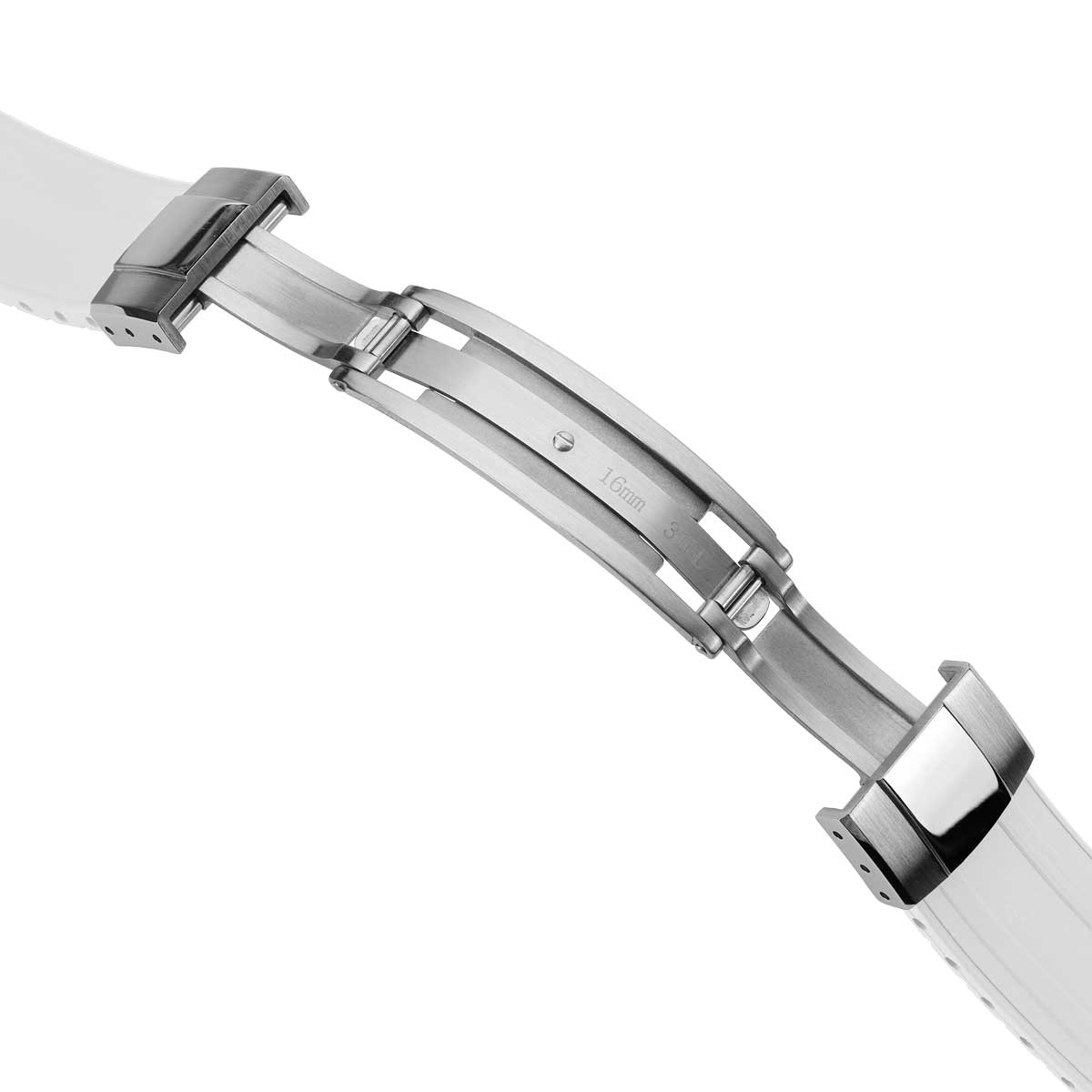 Radius CTS Rubber Watch Strap - Ice White