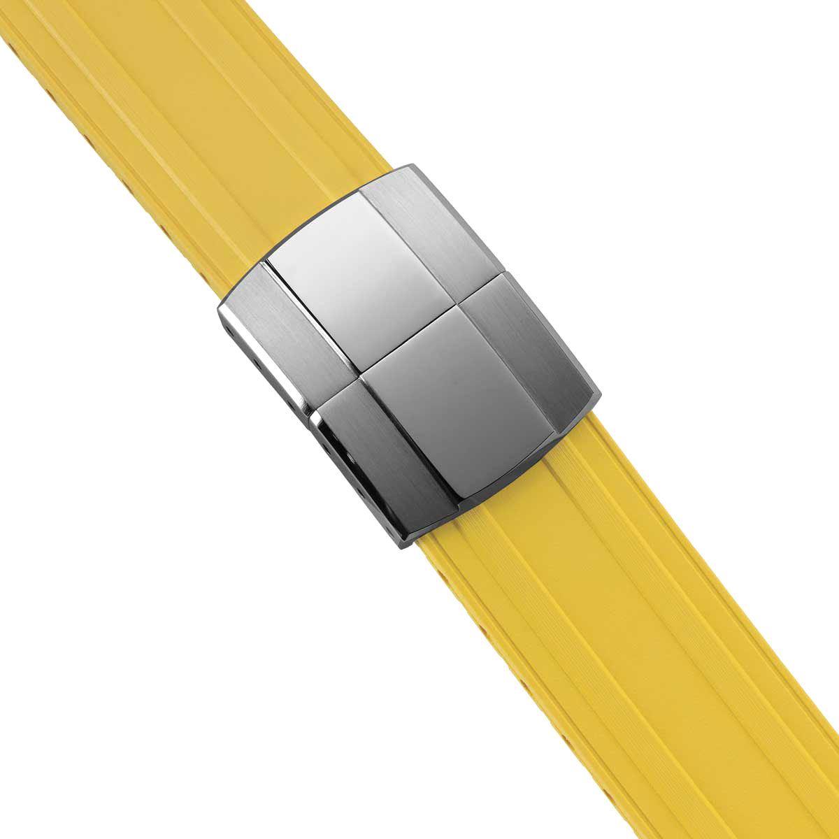 Radius CTS Rubber Watch Strap - Canary Yellow
