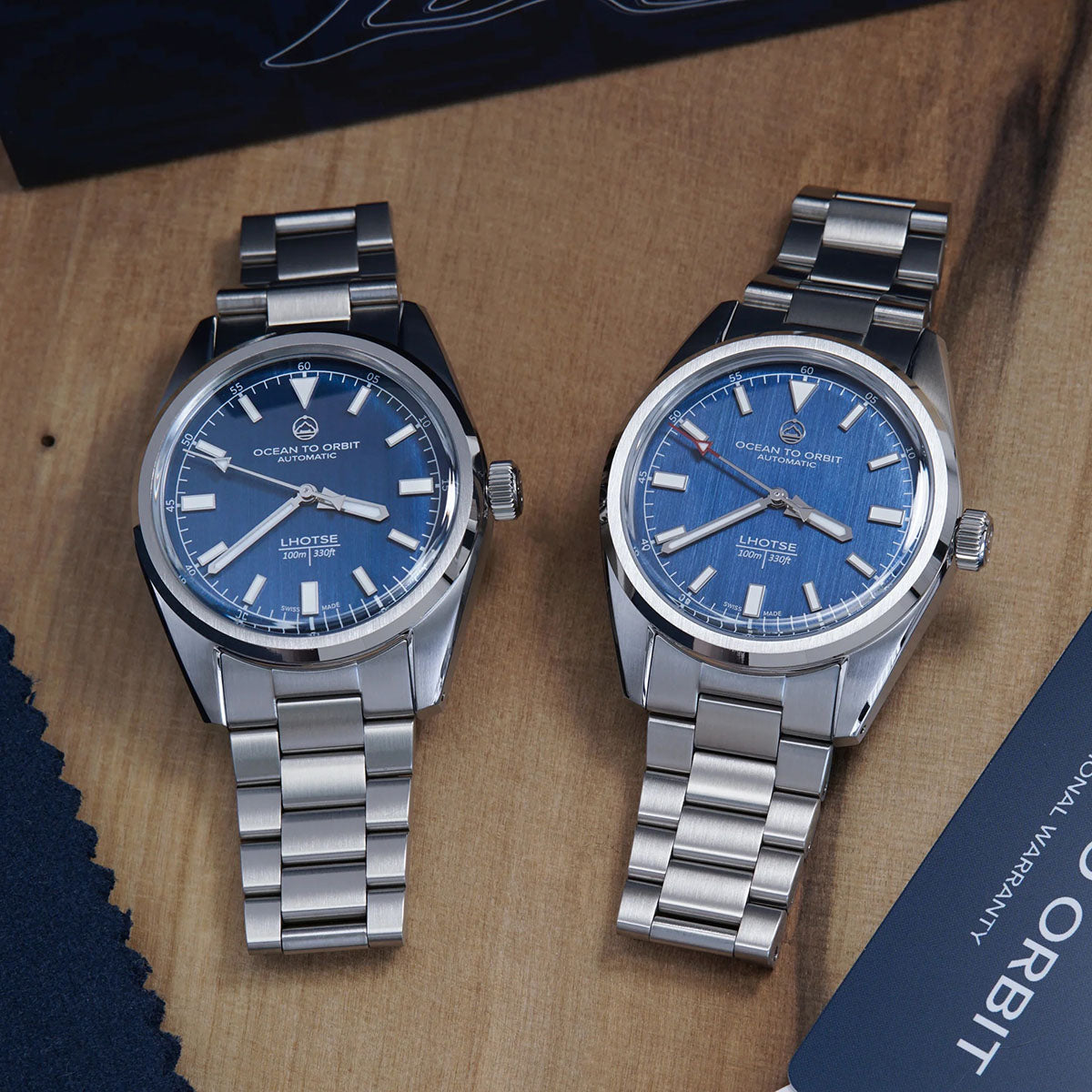 Ocean To Orbit LHOTSE Blue Steel 38.5mm Bracelet
