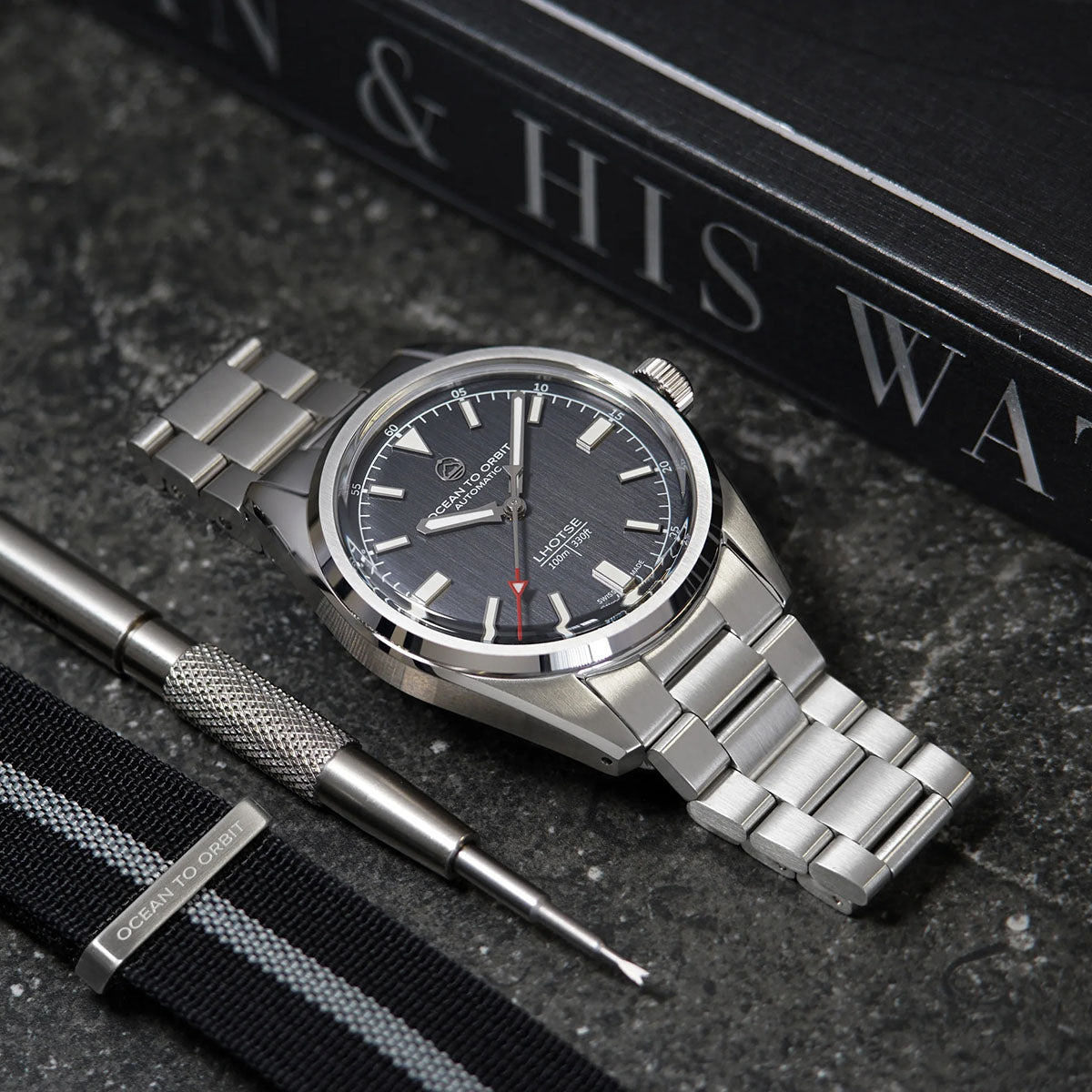 Ocean To Orbit LHOTSE Classic Steel 38.5mm Bracelet