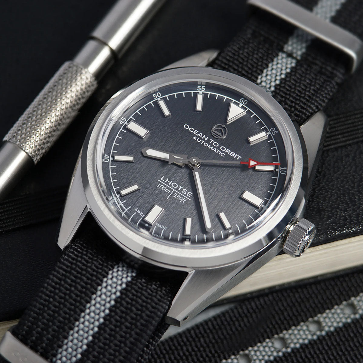 Ocean To Orbit LHOTSE Classic Steel 38.5mm Bracelet
