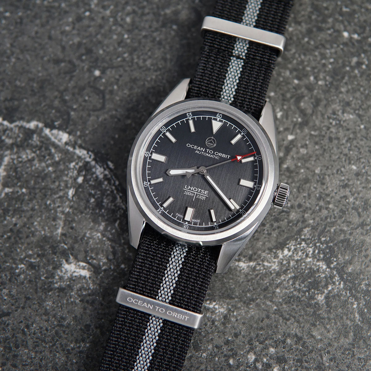 Ocean To Orbit LHOTSE Classic Steel 38.5mm Bracelet
