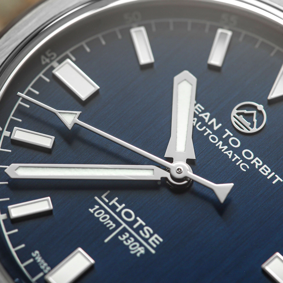 Ocean To Orbit LHOTSE Blue Steel 38.5mm Bracelet LIKE NEW