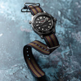 Genuine Vintage Bond Military Nylon Watch Strap - Satin