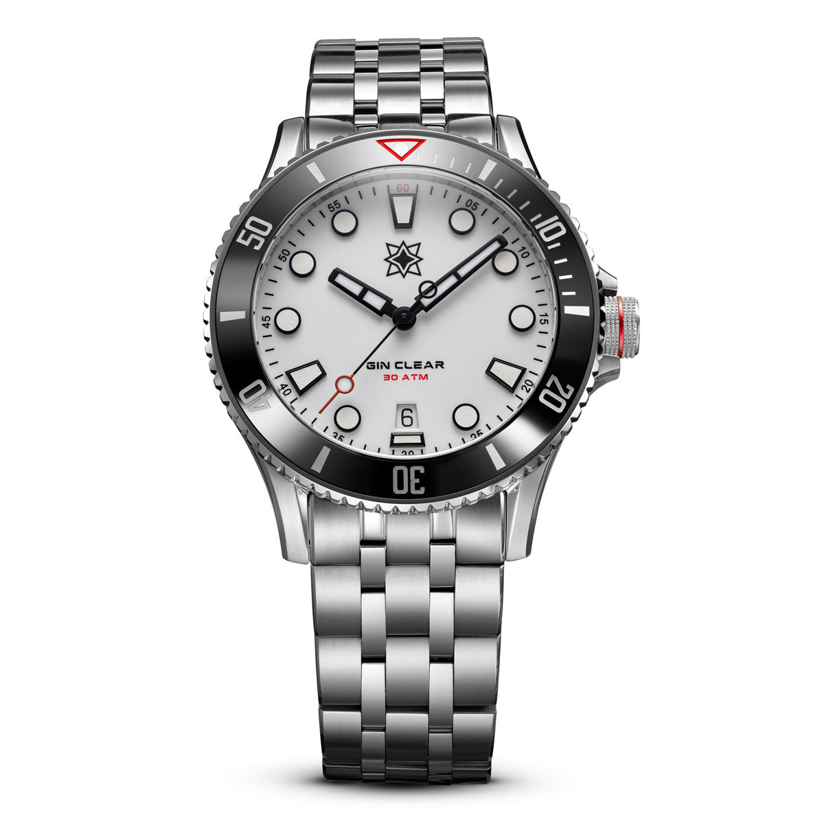 Second Hour Gin Clear MK3 - White Dial | WatchGecko