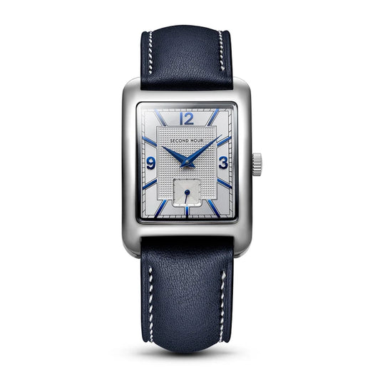 Second Hour Memoir White with Blue Strap