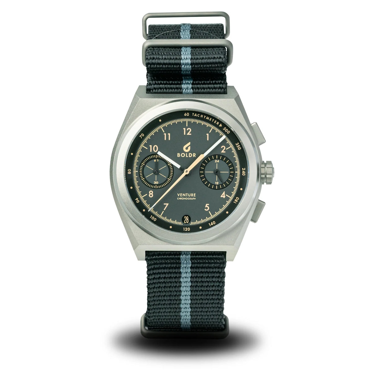 Boldr Venture Rally II Chronograph Watch Wells 201 WatchGecko