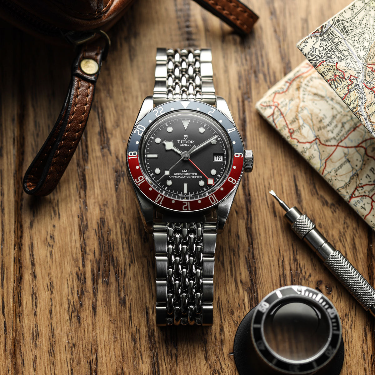 Premium Stainless Steel Beads of Rice Watch Bracelet