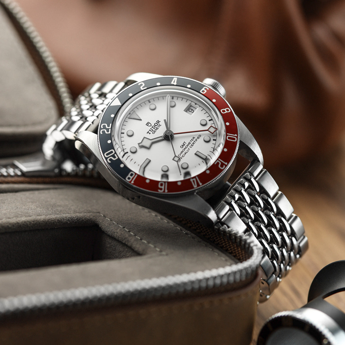 Premium Stainless Steel Beads of Rice Watch Bracelet