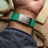 Push Button Divers Deployant Buckle - Super Luminova