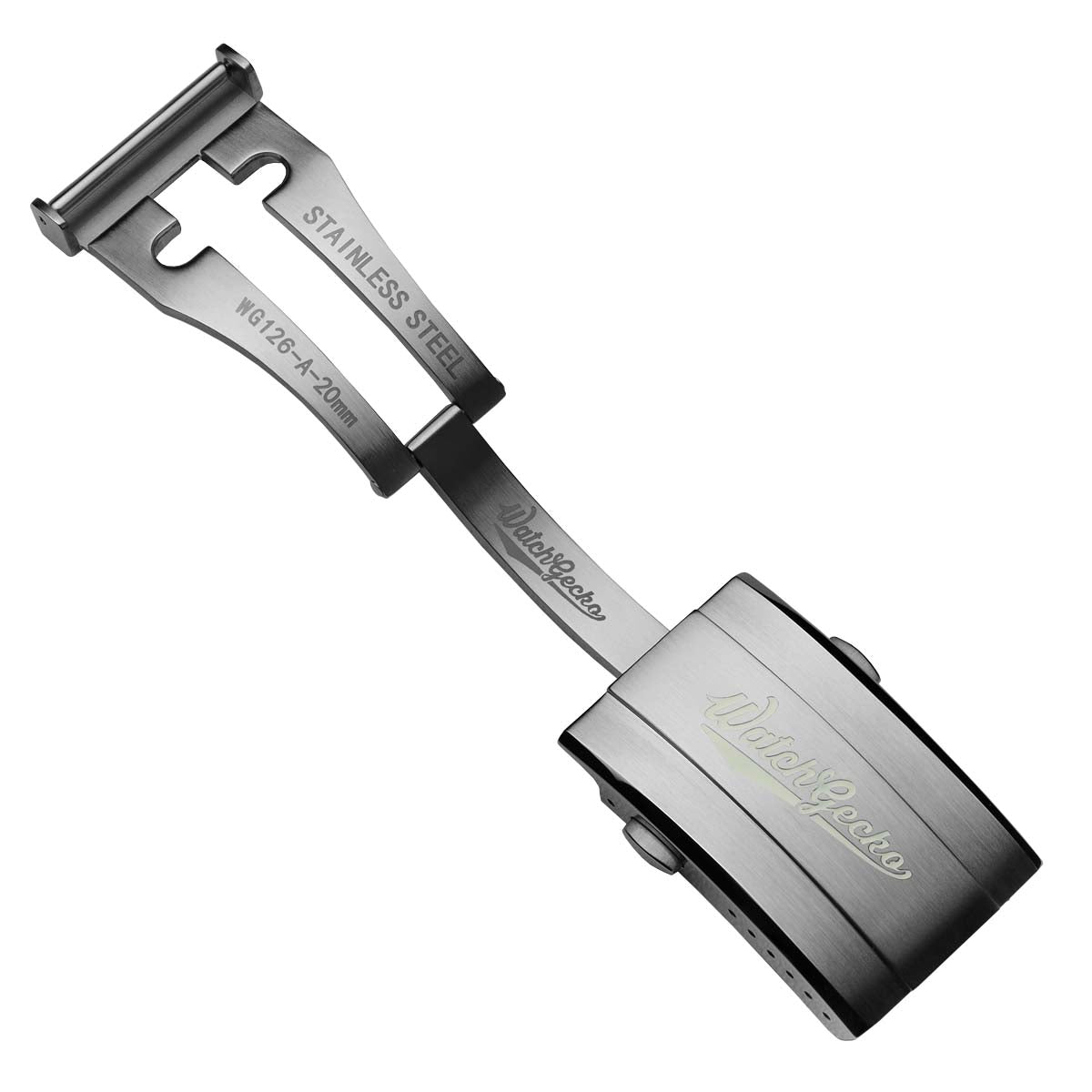 Push Button Divers Deployant Buckle - Brushed / Polished