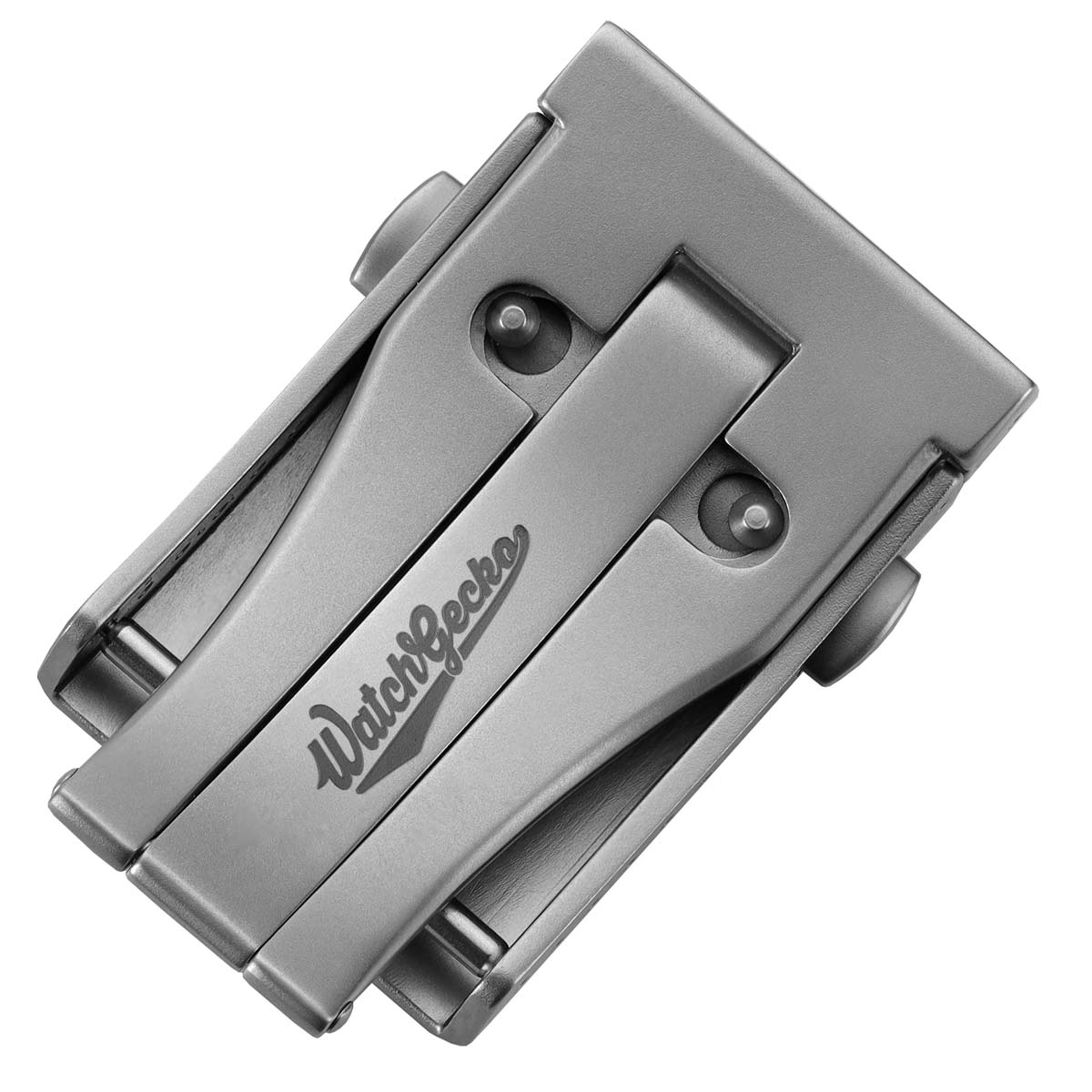 Push Button Divers Deployant Buckle - Sandblasted