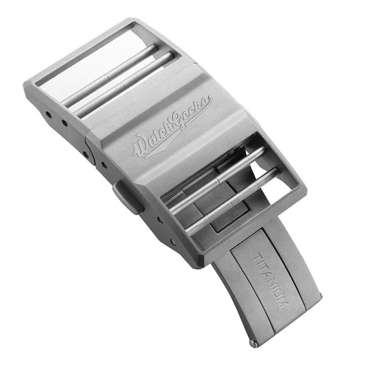 WatchGecko OCTOPOD Titanium MK3 Buckle - Sandblasted
