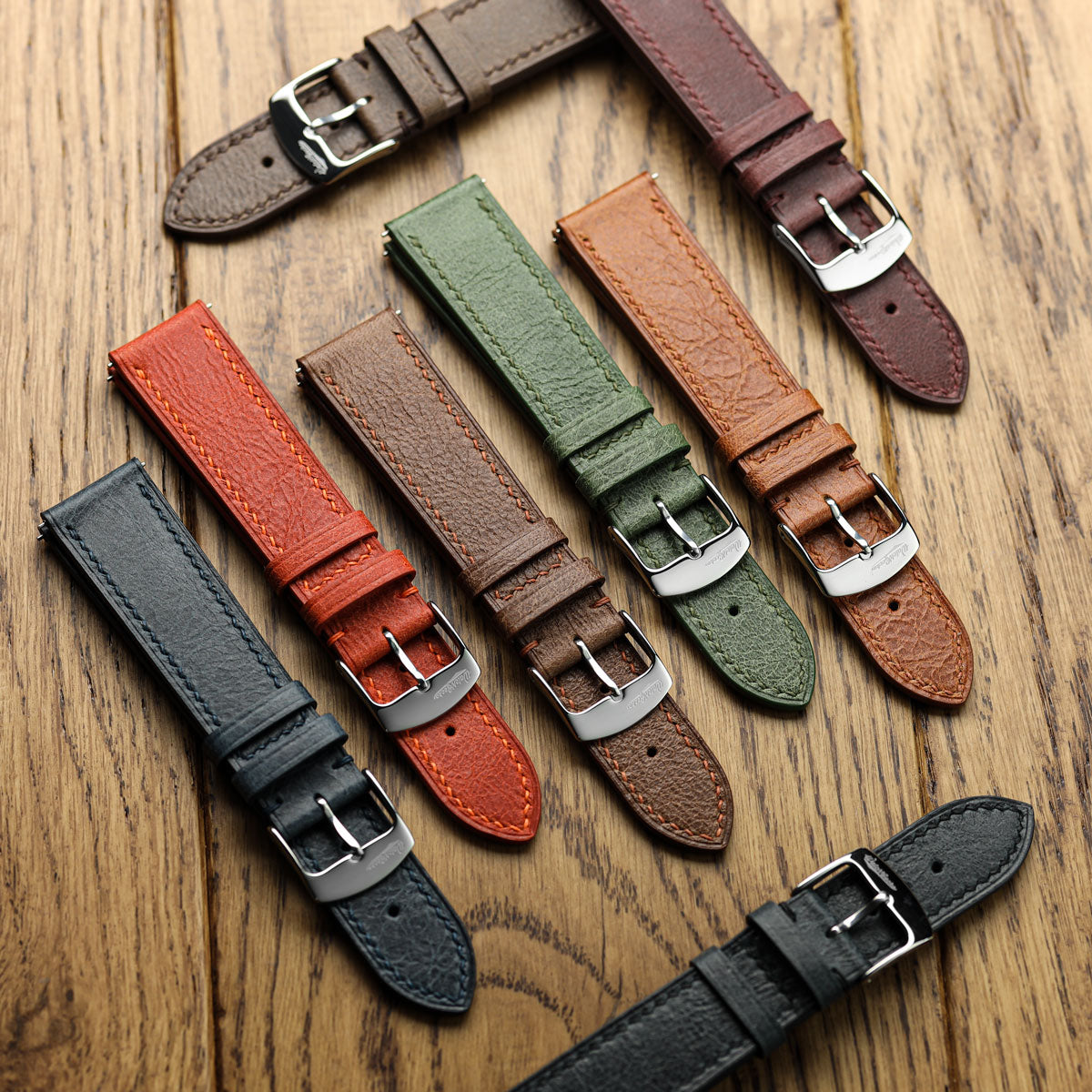 Ravello Tuscan Leather Watch Strap Range