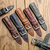 Carolina Gator Print Genuine Leather Watch Strap Range
