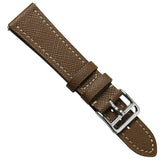 Brixham Saffiano Leather Watch Strap - Brown