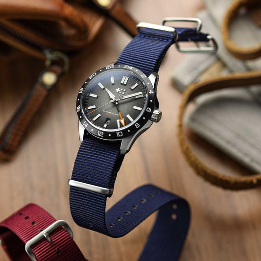 WatchGecko Standard Issue Military Strap - Fleet Navy