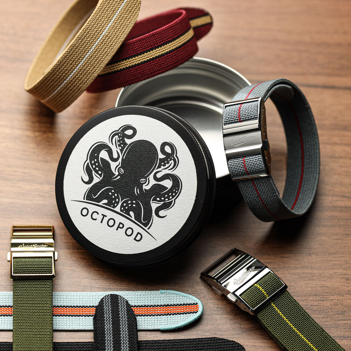 OCTOPOD Elasticated Watch Strap - Dune