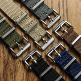 WatchGecko Braemore Military Nylon Watch Strap