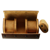 WatchGecko 3 Watch Travel Roll Case - Brown
