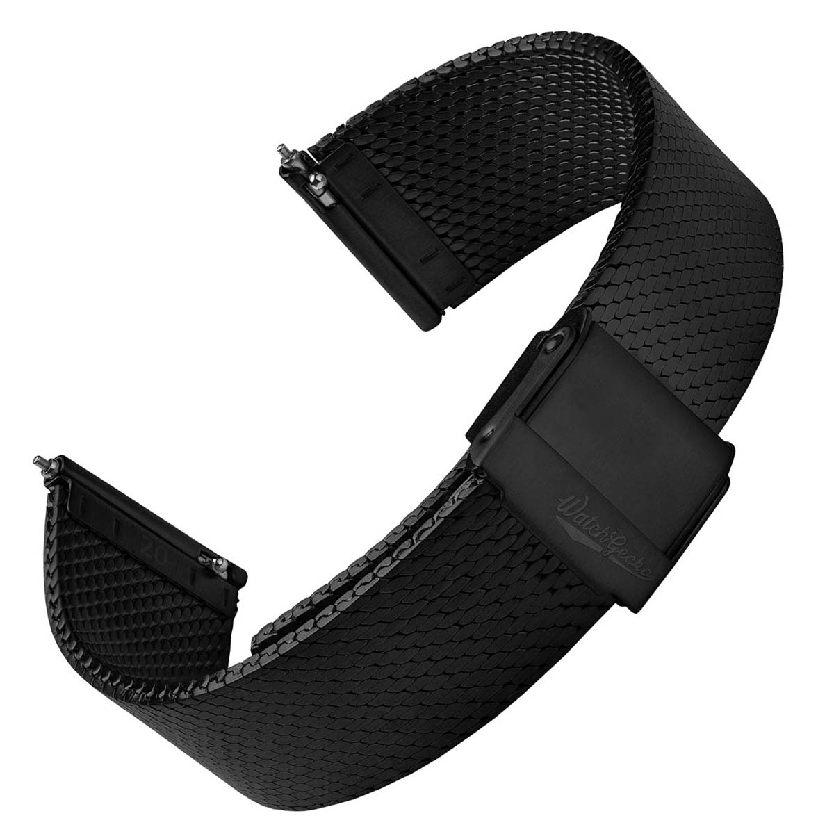 Calibre 1960 Mesh Watch Strap - PVD Black